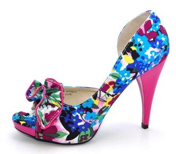 Bumper Dress Sexy Flower Muti Pump Fuchsia Kake 07