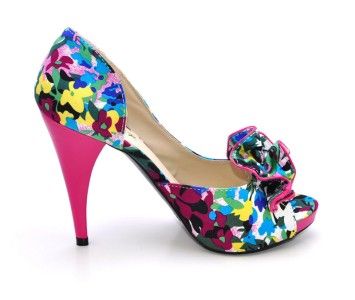 Bumper Dress Sexy Flower Muti Pump Fuchsia Kake 07