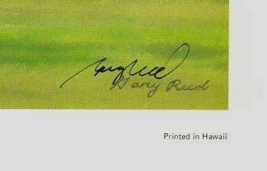 Hand Signed Kamuela by Gary Reed Hawaii Ranch Country