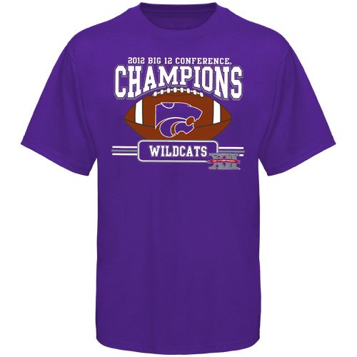 Kansas State Wildcats 2012 Big 12 Football Champions T Shirt Purple