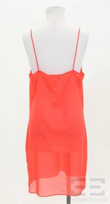 Furstenberg Red Orange Short Sleeve Karin Dress Size 8 6 New