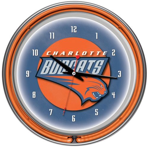 Trademark Global NBA Chrome Double Ring Neon Clock