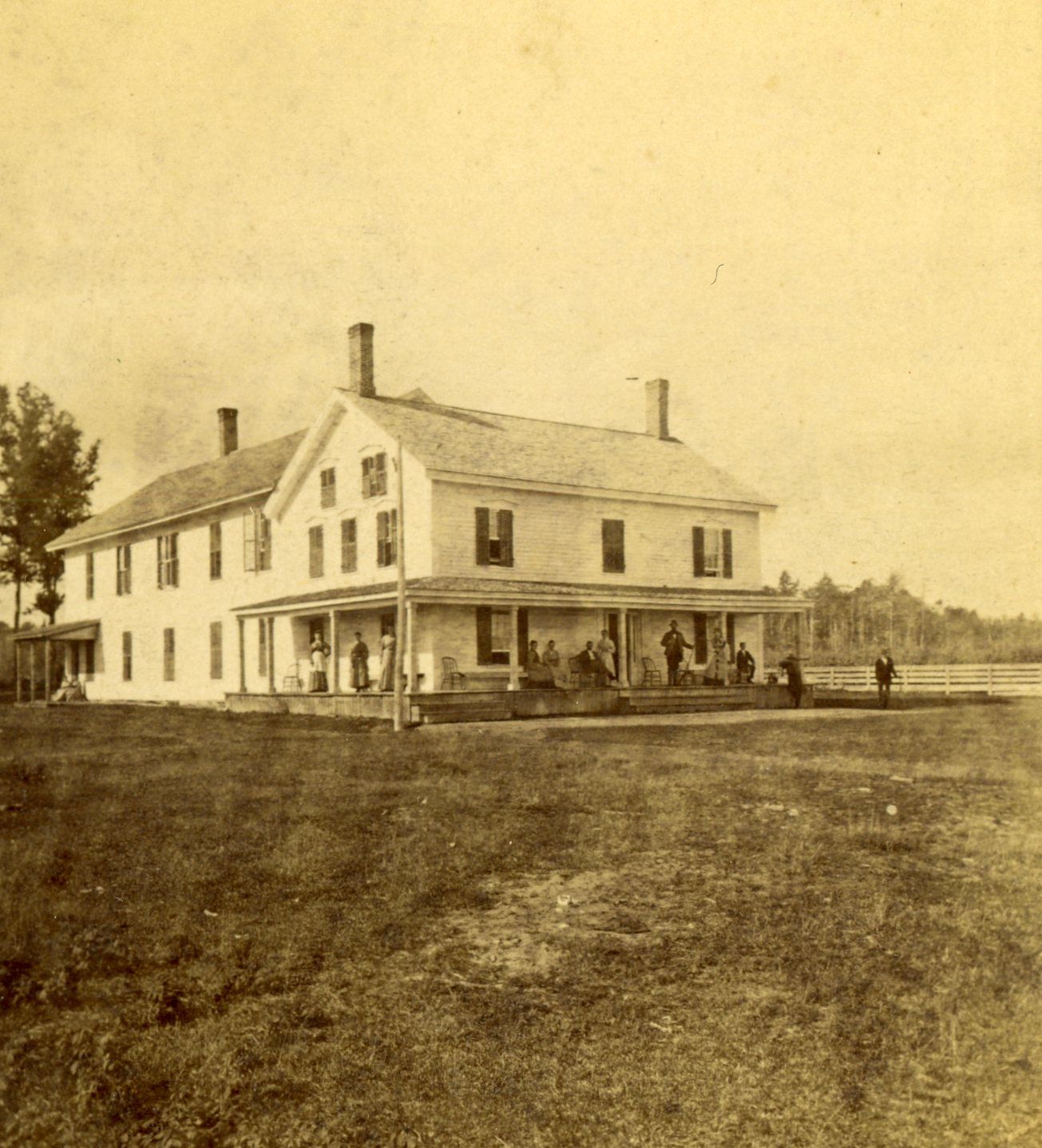 Saranac Lake, Prospect House, Adirondack Woods, by Baldwin, Keeseville