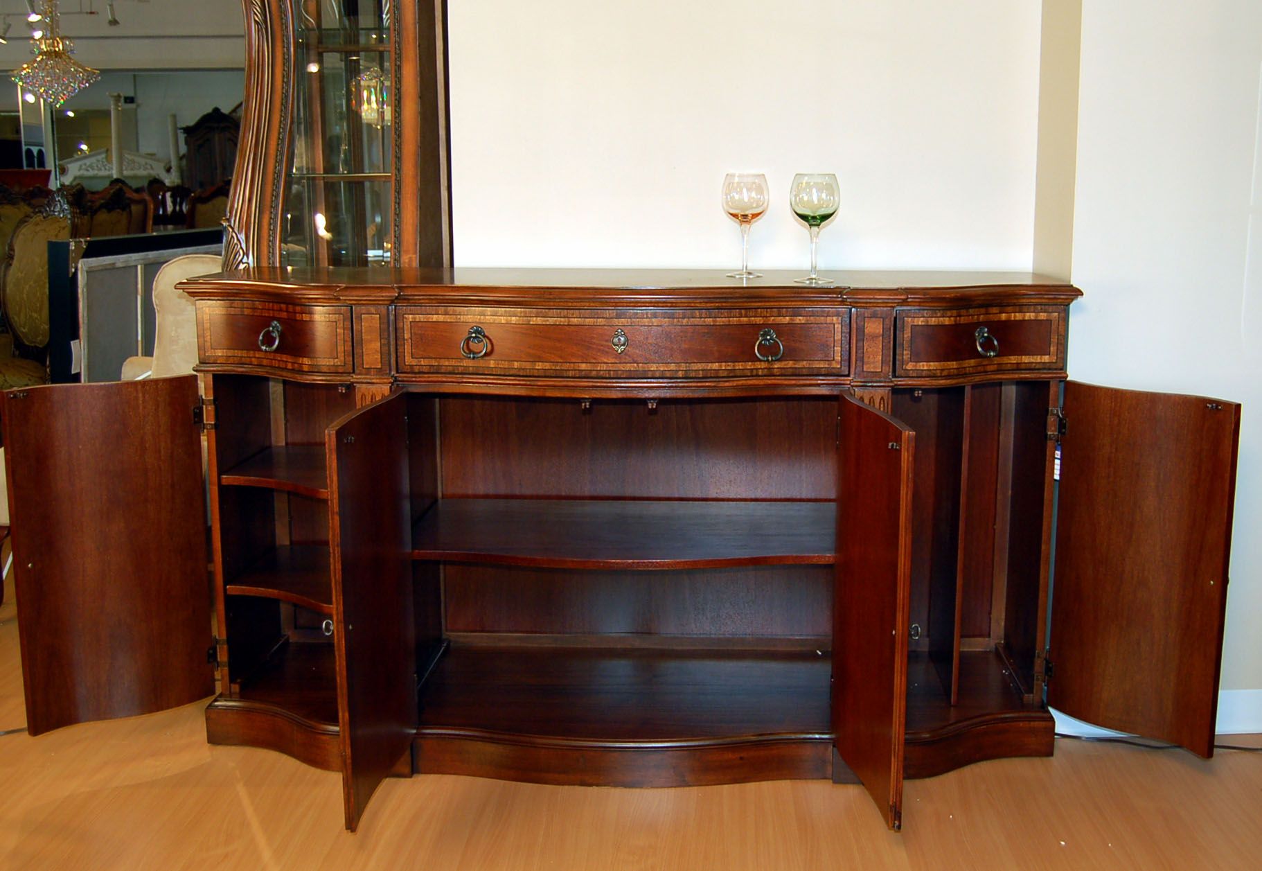 Mahogany Inlaid Buffet