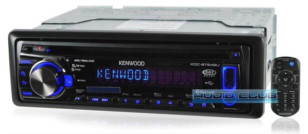 KENWOOD CAR IN DASH  CD IPOD HD RADIO BLUETOOTH RECEIVER W/ USB AUX