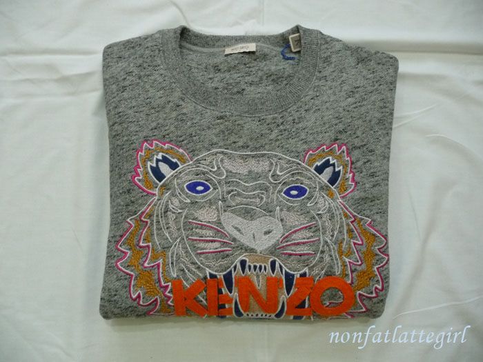 Kenzo Paris Tiger Sweater Green Small s BLOGGER Sold Out Must Have