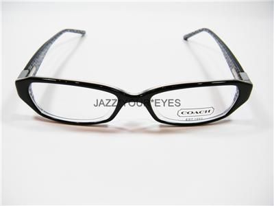 Coach Eyeglasses Kennedy 573 Black New Authentic