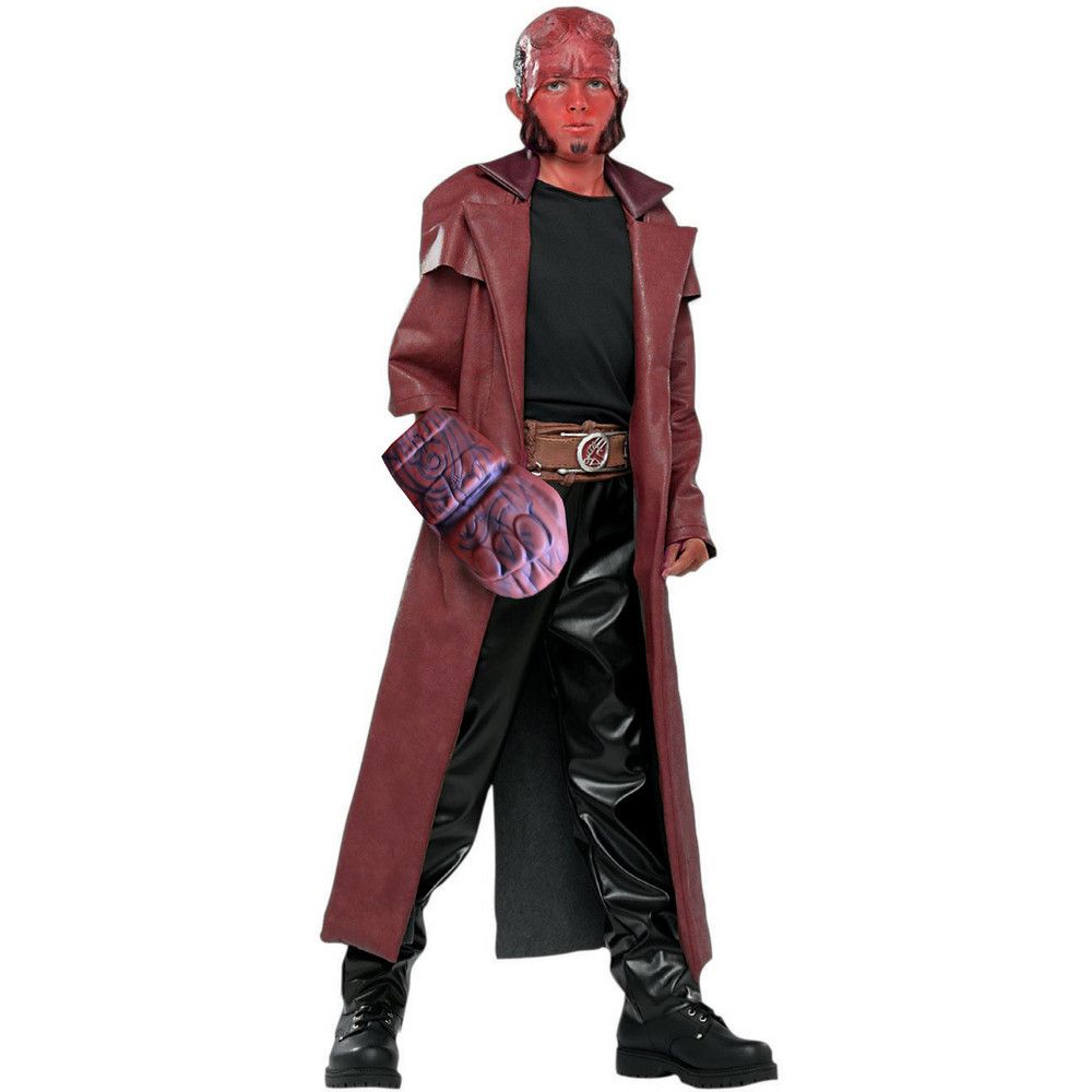 Hellboy Child Costume Hell Boy Demon Red Demon Superheroes