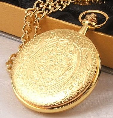 Loook Gold Silver Plated Pocket Watch 12mth Wty KP12