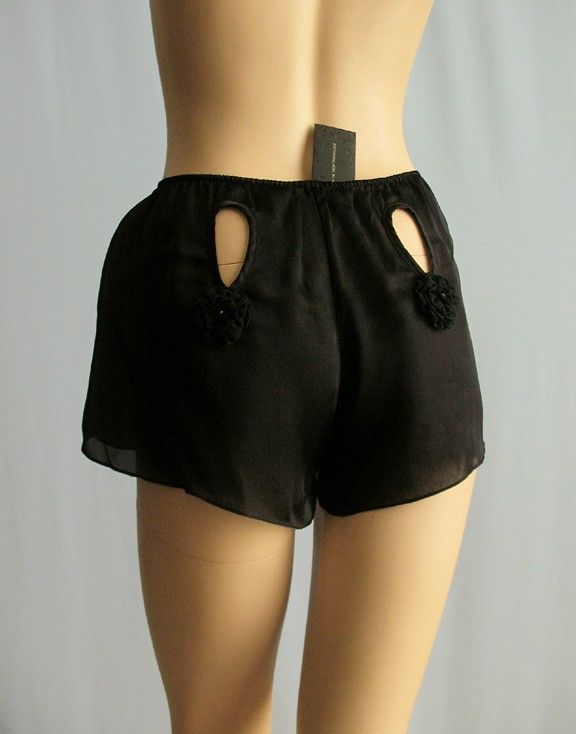 Kiki de Montparnasse Silk Briony Short Black XXS 2XS