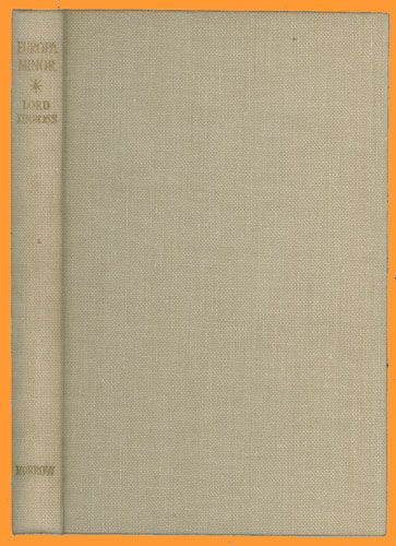 Europa Minor by Lord Kinross 1956 Turkey Travel