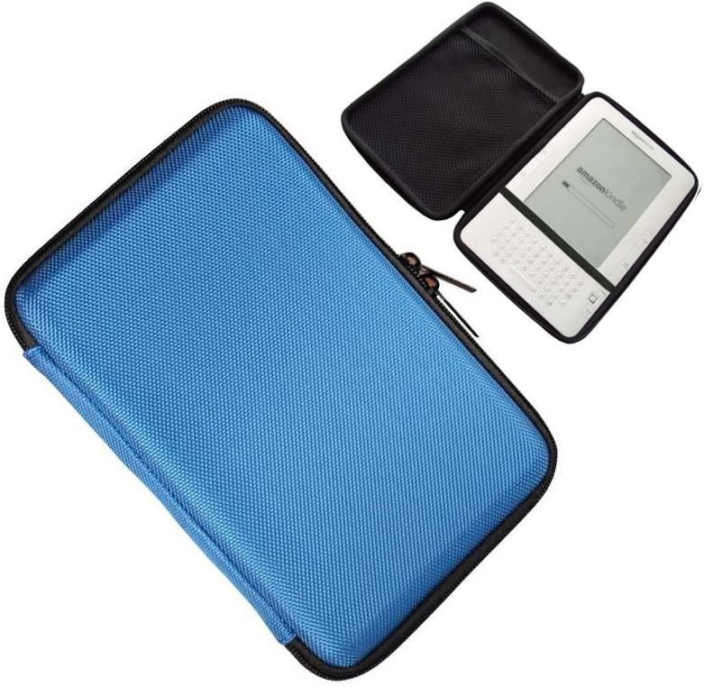  Kindle 2 Blue Hard Eva Case Cover Pouch Light