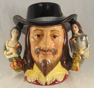 1992 Large Character Jug King Charles I D6917 Ed 1880 2500