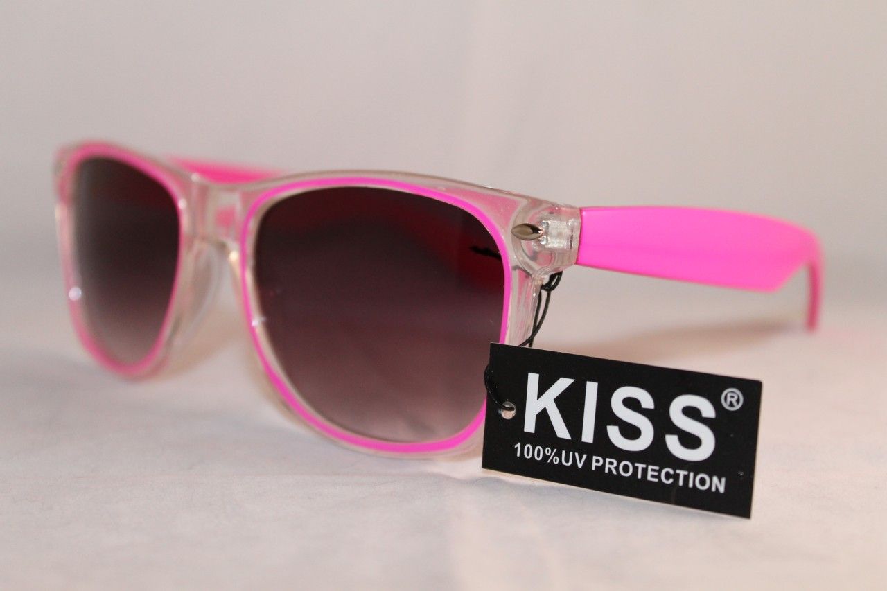 Kiss Translucent Color Wayfarer Sunglasses Total Nerd