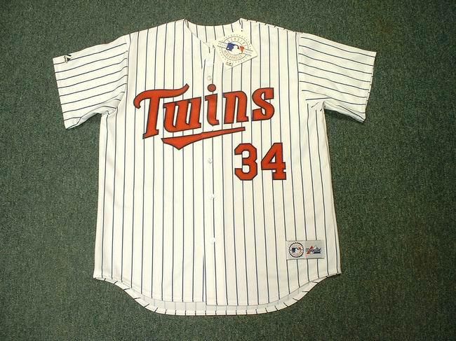 Kirby Puckett Minnesota Twins Throwback Home Jersey XL