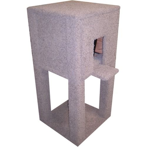 Posh Kitty Condos Single Step Cat Condo and Litter Box Enclosure