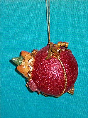 Sleeping Cat Ball Ornament by Katherines Collection 