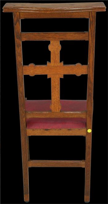 Vintage French Gothic Prie Dieu Prayer Chair Kneeler