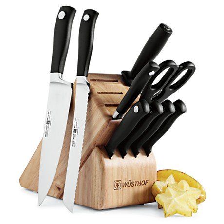 WUSTHOF Grand Prix II Ten (10) Piece Knife Block Set Forged New in Box