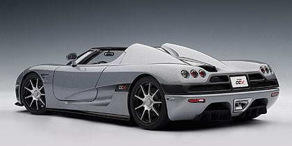 Koenigsegg CCX in Silver 1 18 Scale Diecast Signature Series Autoart