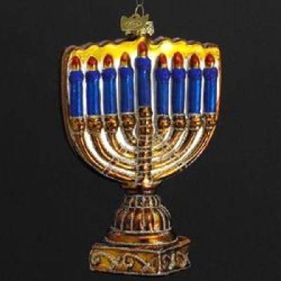 noble gems hanukkah menorah ornament kurt adler item c1739 4 5 noble