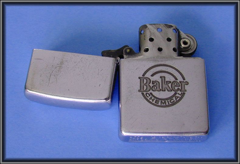 53 J T BAKER CHEMICAL Logo STEEL ZIPPO Laboratory Pharmaceutical