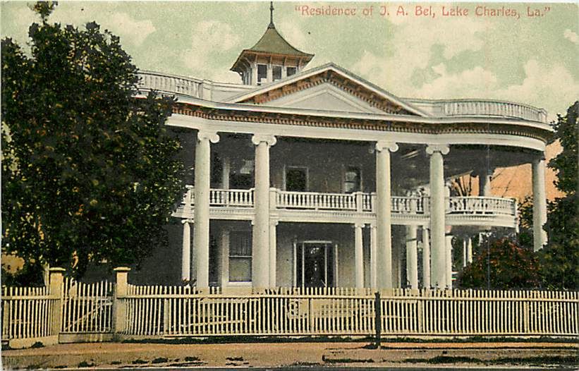 La Lake Charles Residence of J A Bel Town View T97189