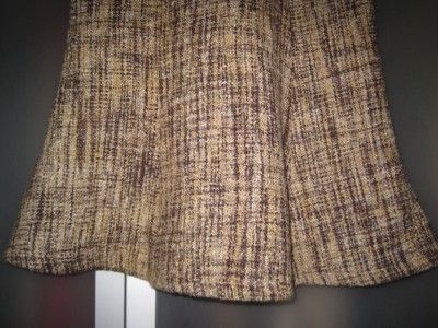 Lani Tweed Flared A Line Skirt Size Small