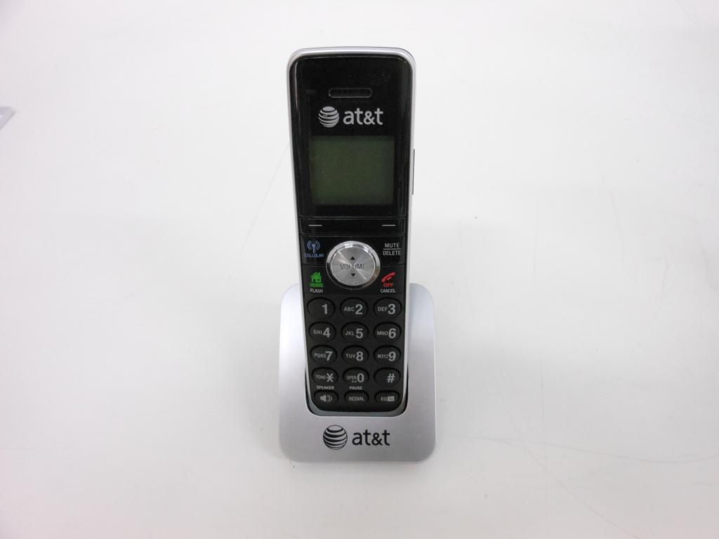 DECT 6 0 Cordless Phone Connect to Cell Silver Black 2 Headsets