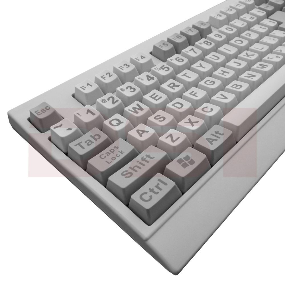 Big Font Large Print PS 2 Mechanical Switch Windows 7 Keyboard