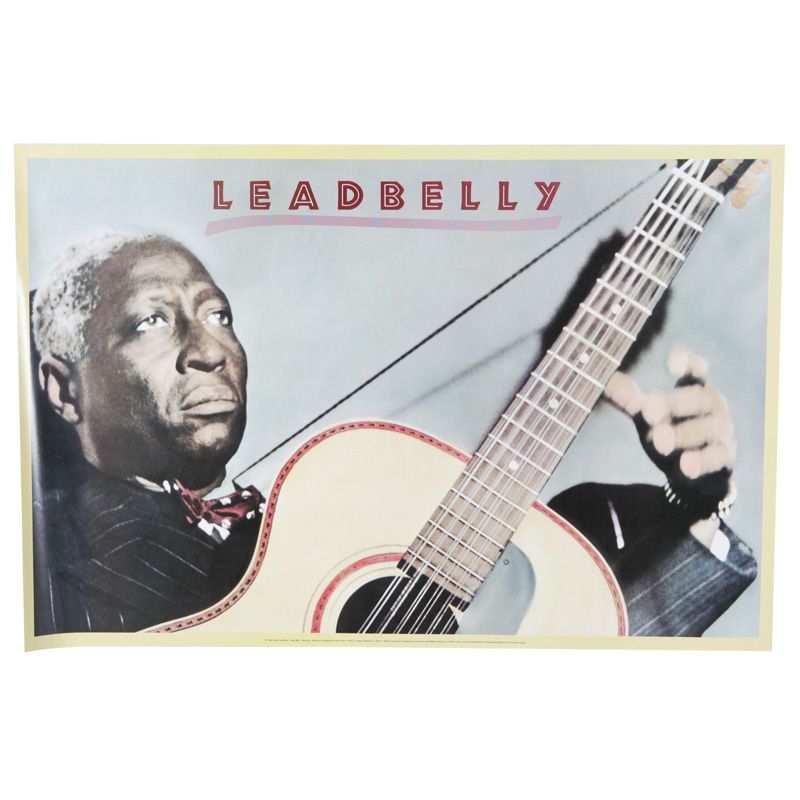 RARE Leadbelly Poster Vintage Pomegranate