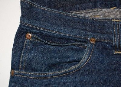 Vintage 1940s Lee Center Tag Indigo Denim Selvedge Jeans 35 Levis