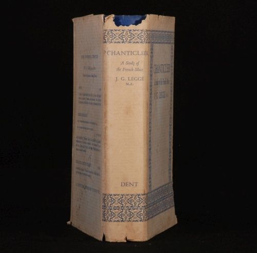 1935 Chanticleer by J G Legge First Dustwrapper