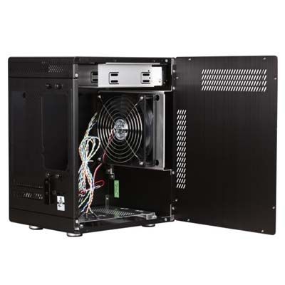 Lian Li PC Q11B Black Aluminum Mini ITX Tower Case