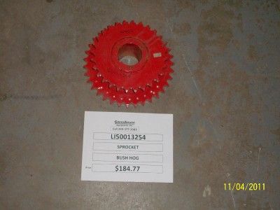 Lilliston 50013254 Sprocket for 9004 and 9044 Peanut Combines