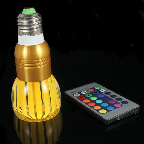 Magic Lighting LED Light Bulb And Remote With 16 Different Colors And