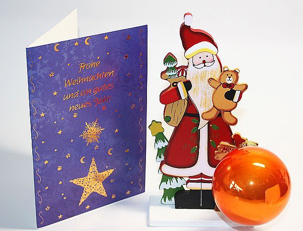 Weihnachtskarten Grußkarten Hochveredelt 24 Karten + 24 Umschläge