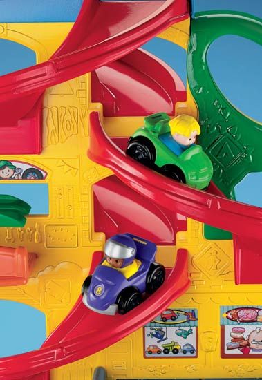 Fisher Price Little People Wheelies Stand n Play Rampway