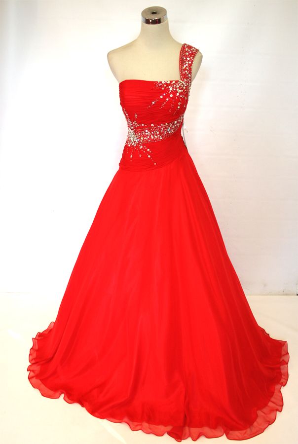 Mac DUGGAL Couture 6492H Red Pageant Prom Gown 6