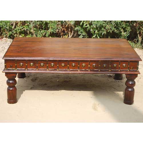 Mahogany Accent Cocktail Coffee Table Living Room Furniture New