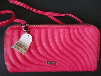 Flamingo Pink Jessica Simpson Faith Clutch Crossbody Shoulder Handbag