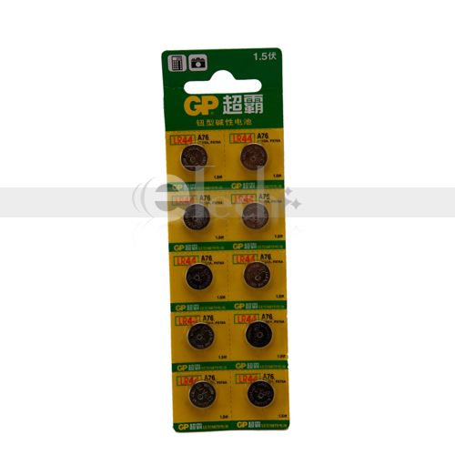 AG13 LR44 SR44 A76 D76A 1 5V Alkaline Coin Cell Button Battery