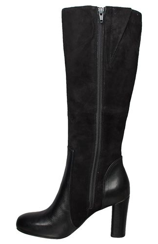 Clarks Indigo Womens Boots Loyal Pearl Black Leather 63150 Sz 7 5 M