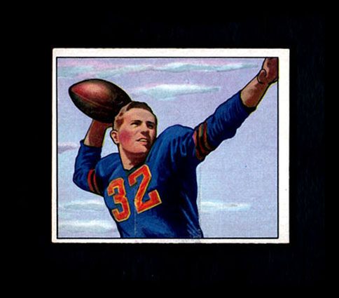 1950 Bowman 26 Johnny Lujack HOF Bears NRMT MT