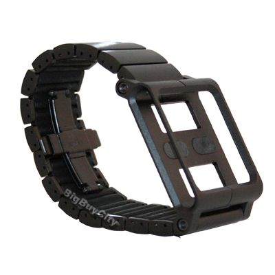 New LunaTik Lynk Watch Wrist Strap Snap in Case for iPod Nano 6g Black