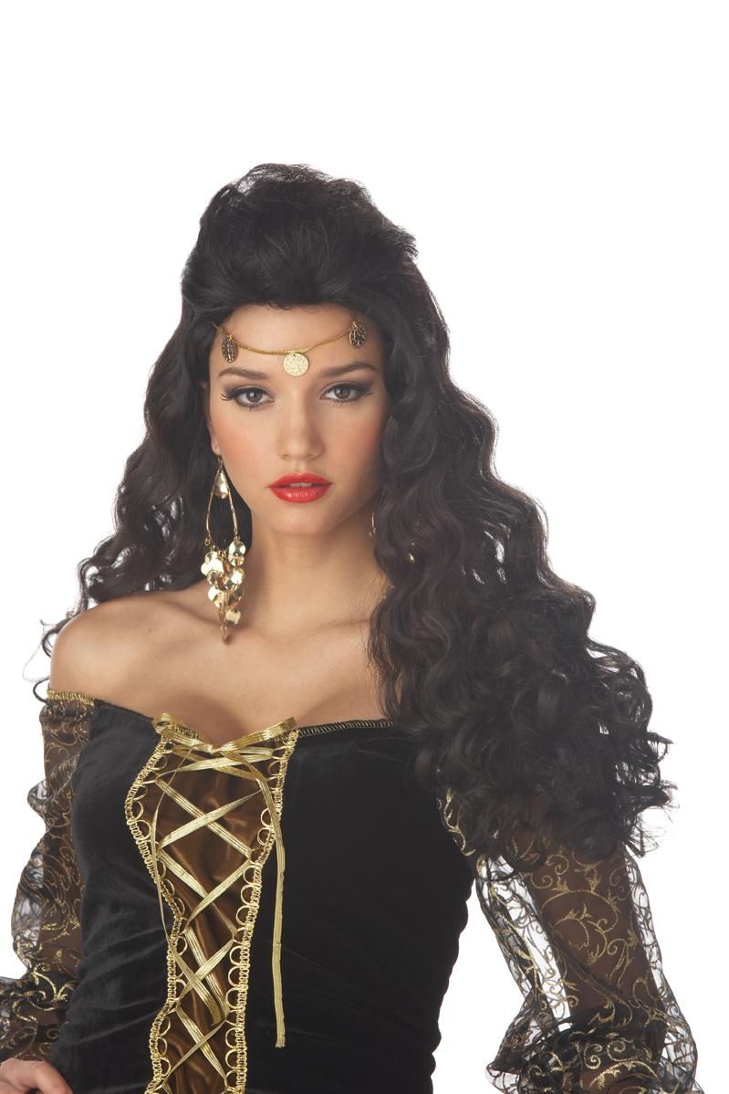 Madame Destiny Halloween Gypsy Costume Wig