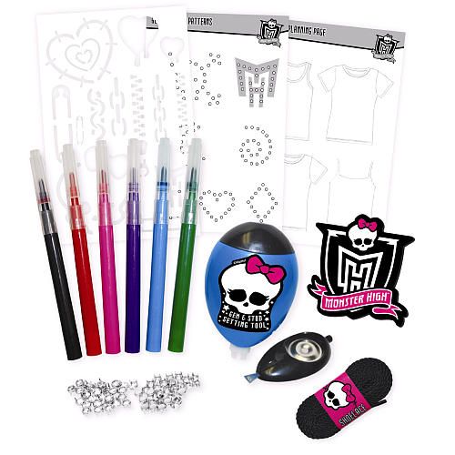 Monster High Design A Shirt Set Create Your Own NIB