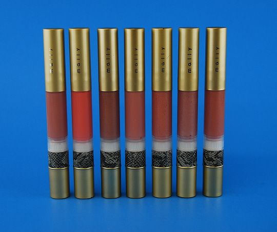Mally Beauty High Shine Liquid Lipstick Set of 7 12 oz ea New