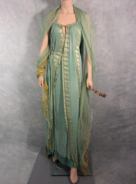 Spartacus Seppia Hanna Mangan Lawrence Worn Roman Gown Shawl Hair Pcs