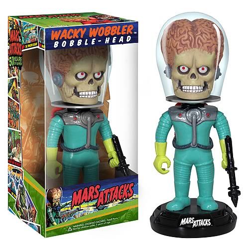 Wacky Wobbler Mars Attacks Alien Figure Funko 26602